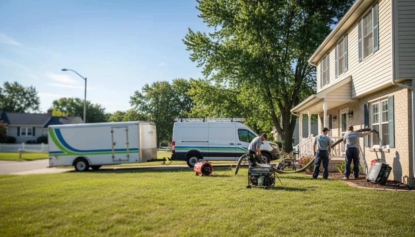 Flooded Basement Restoration And Cleanup With Repair in Skandia, MI near me